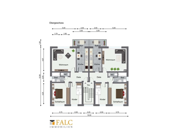 Obergeschoss - Haus Nr. 45