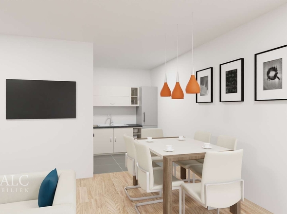 Essbereich und Küche