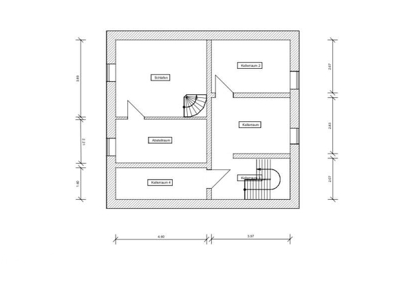 Grundriss Untergeschoss