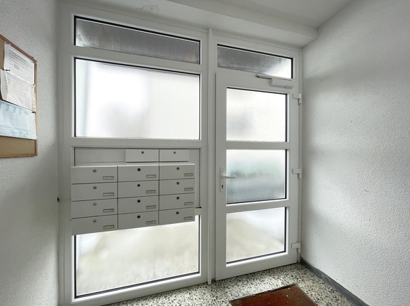 Modernisierte Haustüranlage