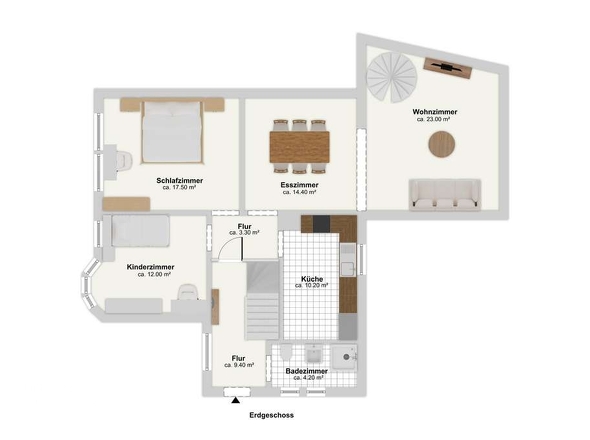 Grundriss Erdgeschoss