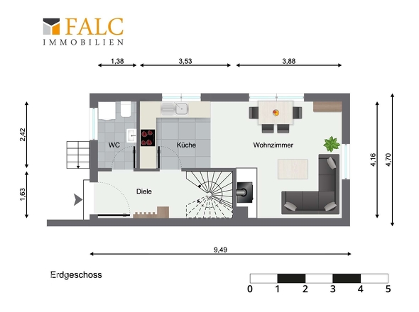 Grundsriss Erdgeschoss