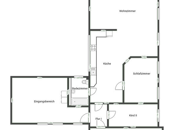 2. Etage Wohnung