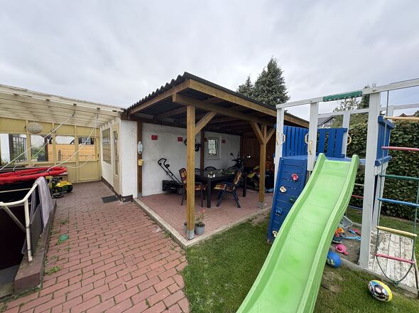 Überdachte Terrasse