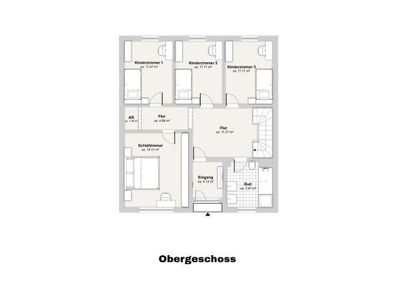 Grundriss Obergeschoss