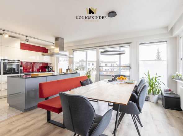 Essbereich mit Küche