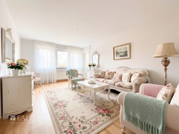 Wohnzimmer - (KI generiert)