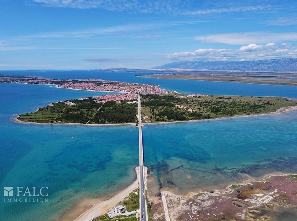 Blick auf die Insel Vir