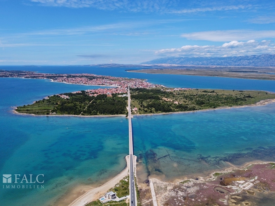 Blick auf die Insel Vir