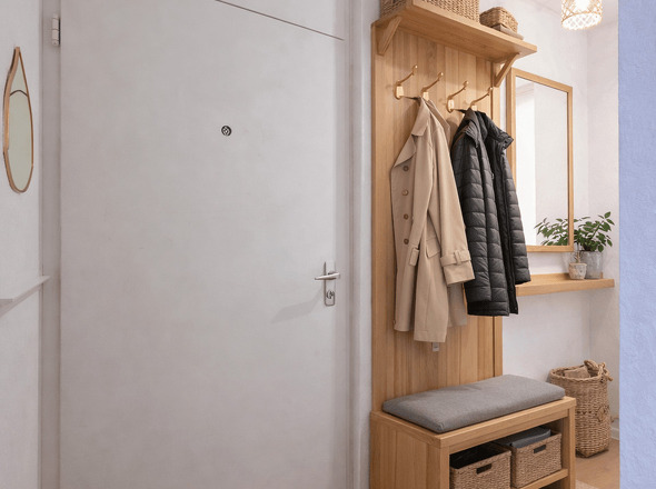 Einrichtungsbeispiel Garderobe