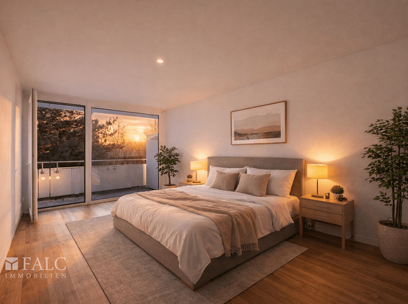 Einrichtungsbeispiel Schlafzimmer