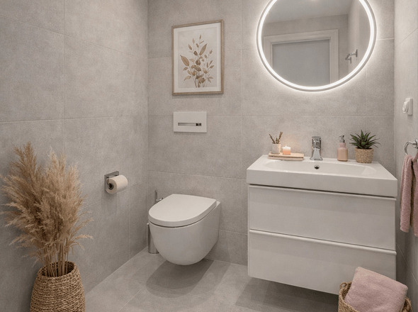 Einrichtungsbeispiel Gäste-WC