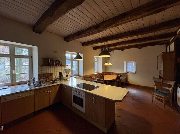 Küche mit Sitzecke