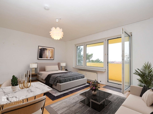 Wohnzimmer - illusionierte Darstellung