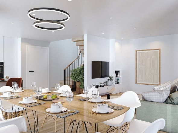 Einrichtungsbeispiel Wohnen