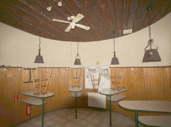 Einstiger Imbissbereich in Eingangsnähe