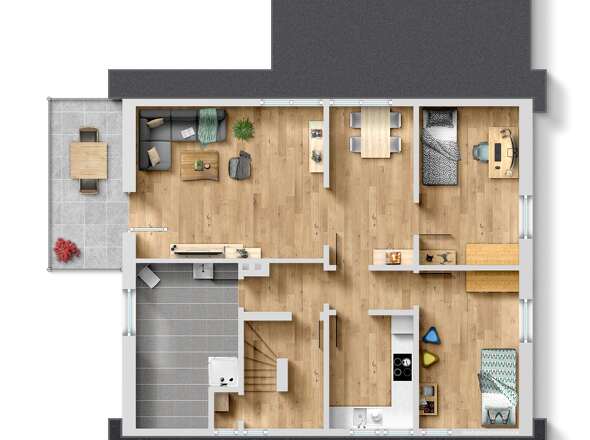 Grundriß Obergeschoß