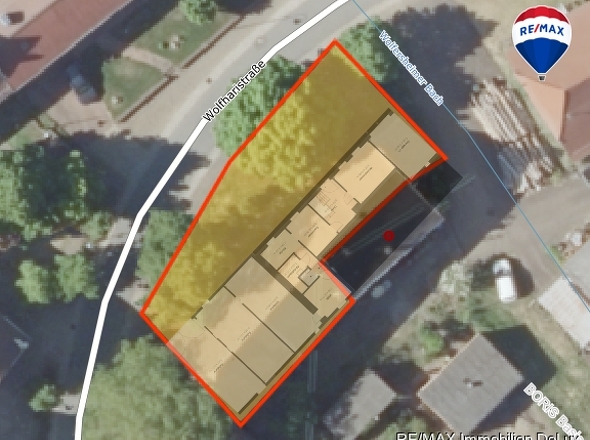 Grundriss + Grünfläche