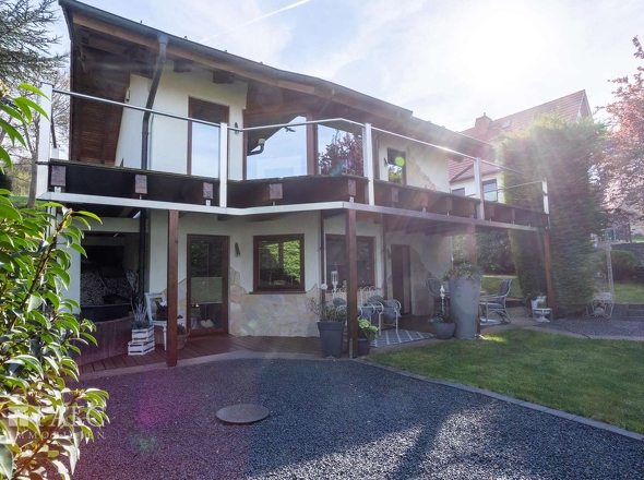 Haus Ansicht vom Gartenbereich 