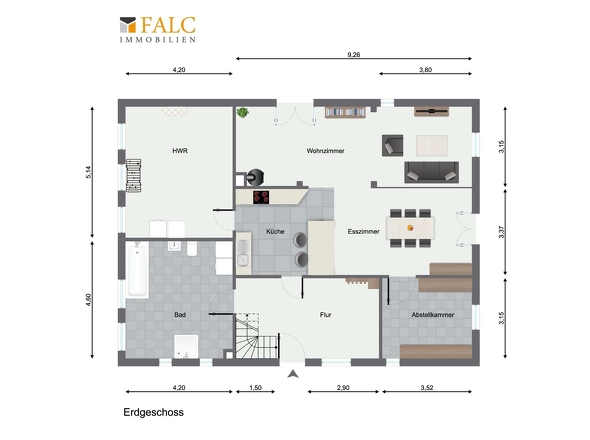 Grundriss Erdgeschoss