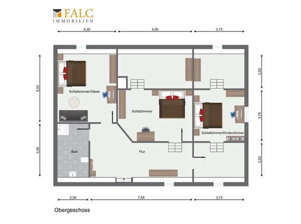 Grundriss Dachgeschoss