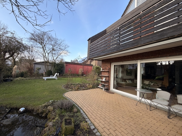 Herrlicher Terrassenbereich m. Markise