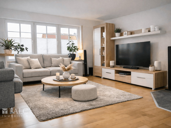 Wohnzimmer Haupthaus- (KI generiert)