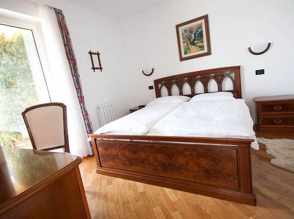 Appartement der Villa im Dachgeschoss.