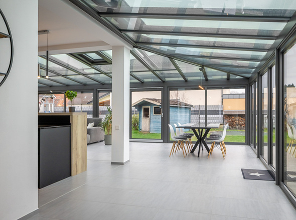 Der Blick auf den Essplatz