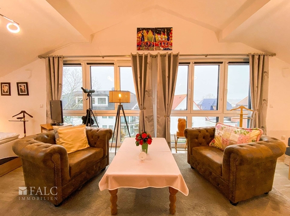 2. Obergeschoss mit Blick zum Wasser