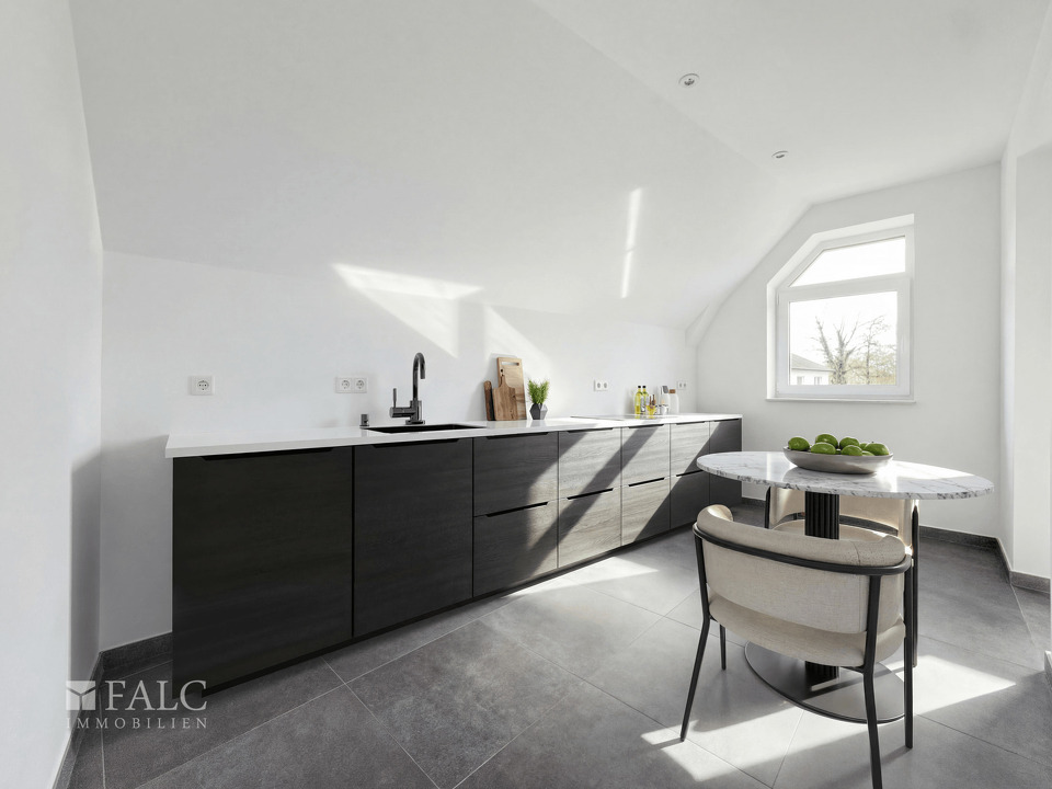 Küche mit Ausblick