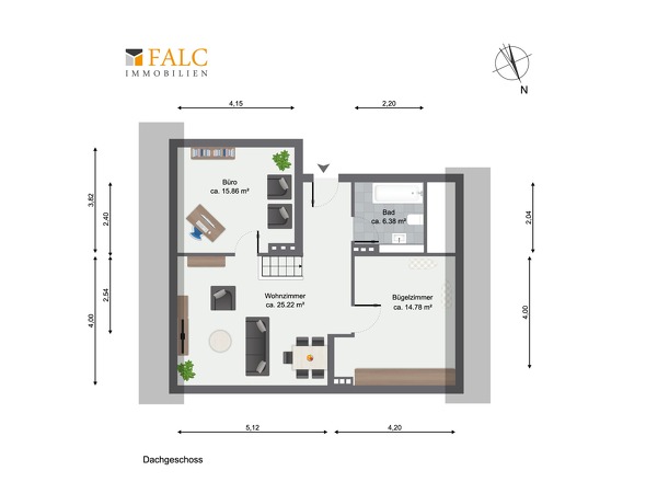 Grundriss-Dachgeschoss