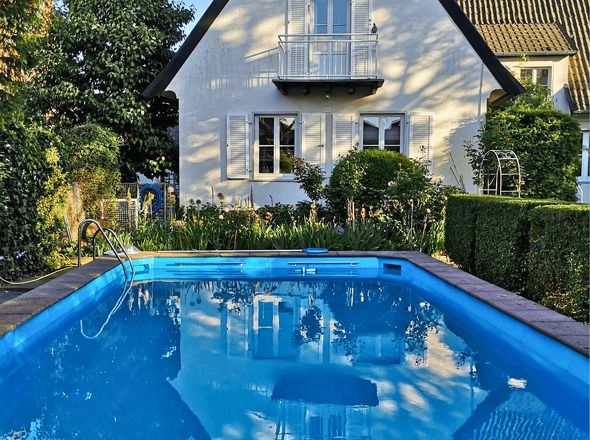 Sommeransicht des Hauses