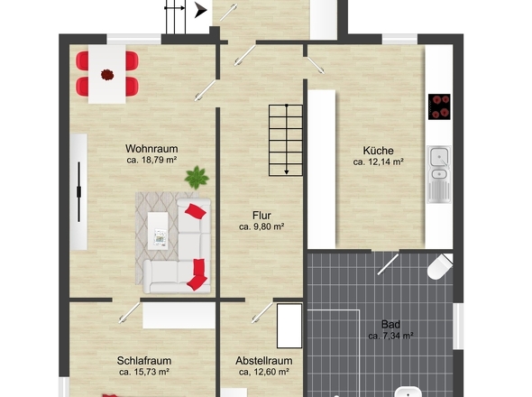 Grundriss Erdgeschoss