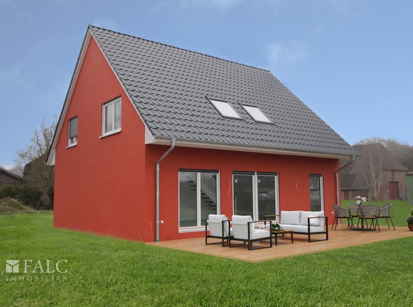 Hausansicht Terrassenseite Gestaltungsvorschlag