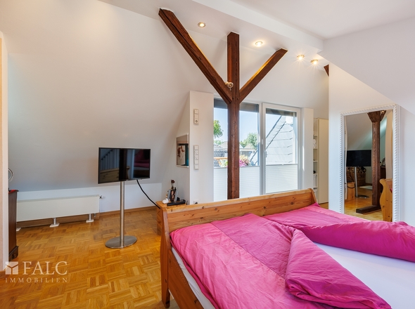 Schlafzimmer Maisonettewohnung
