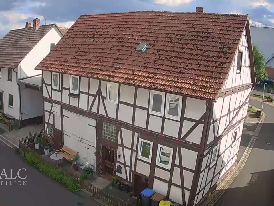 Hausansicht von oben