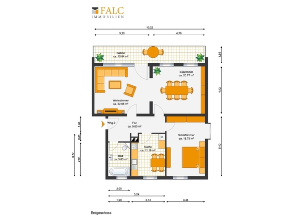 Grundriss Erdgeschoss