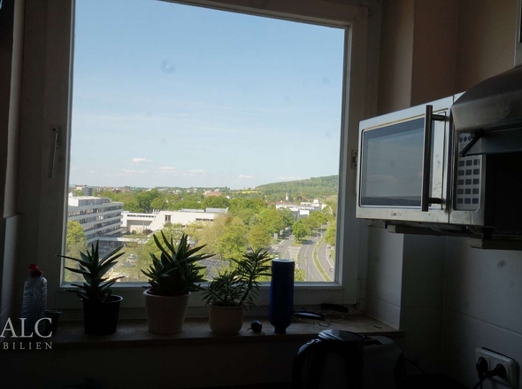 Blick aus dem Küchenfenster