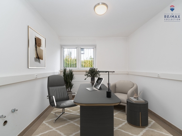 Büro EG mit Staging