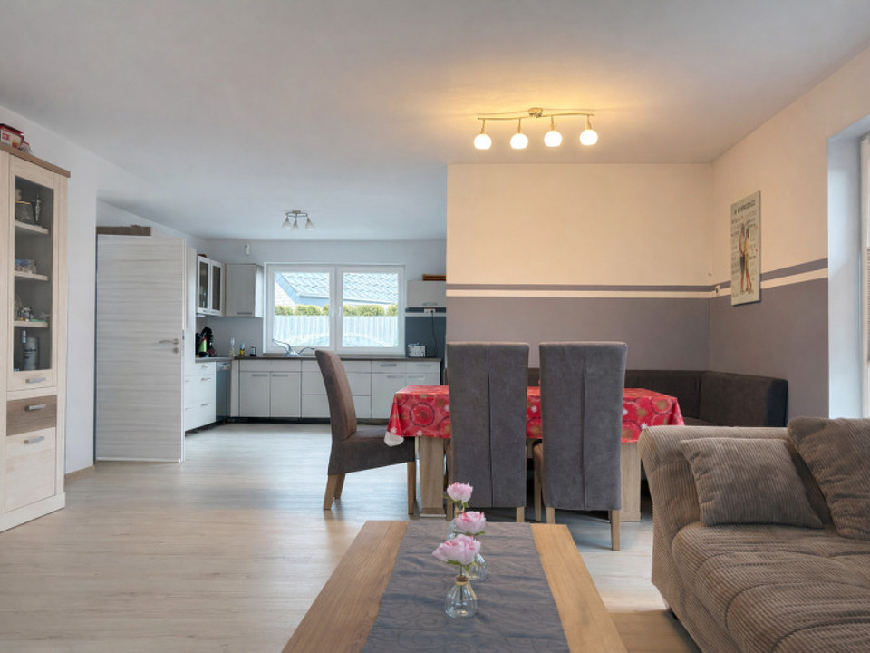 Blick vom Wohnbereich