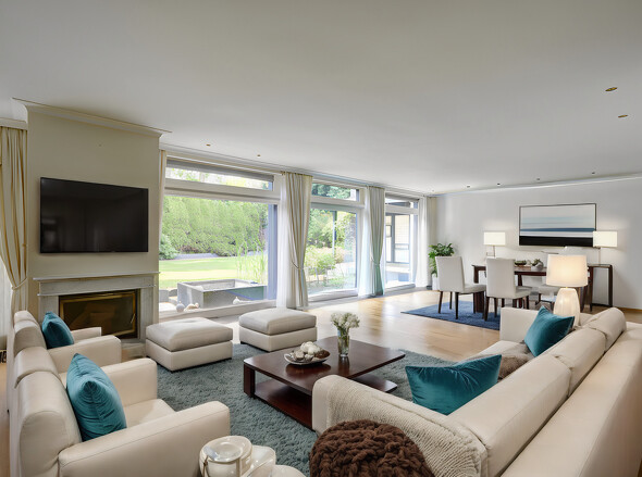 Wohnzimmer visualisiert