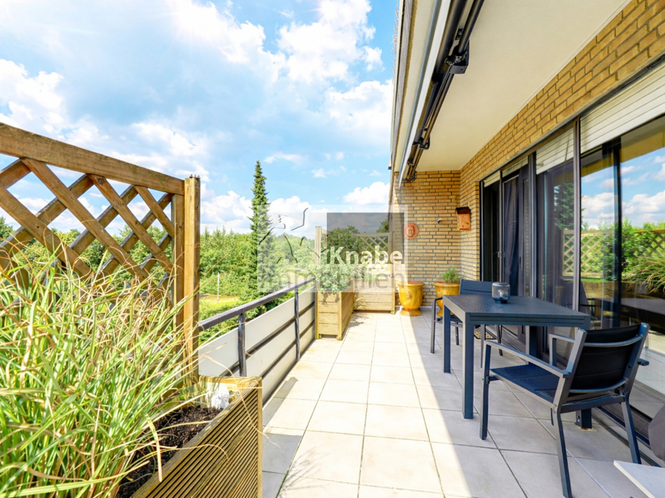 Sonnenbalkon mit Ausblick