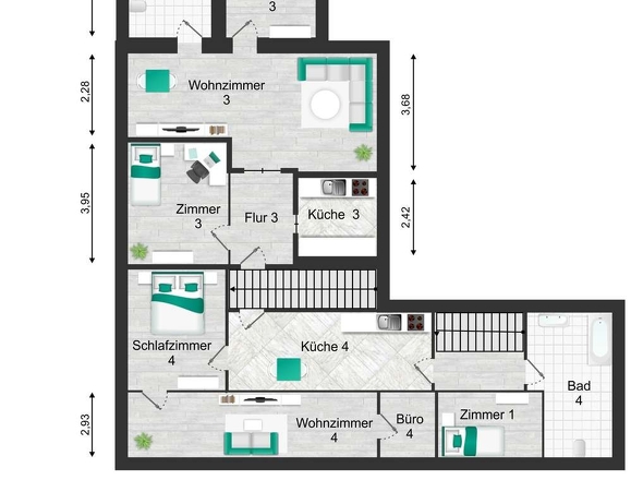 Grundriss Dachgeschoss