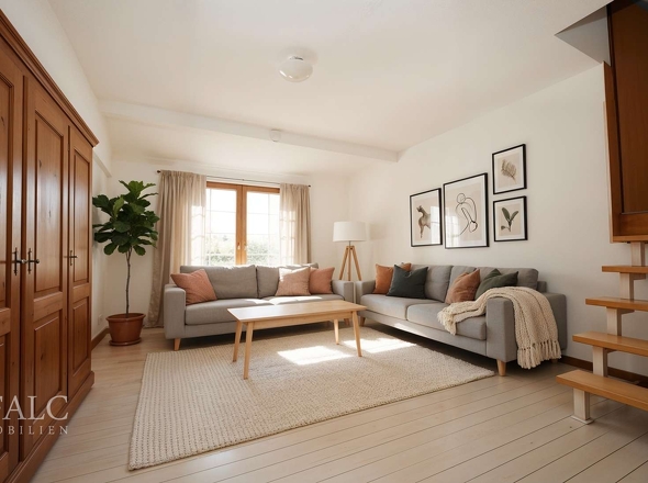 Wohnzimmer im Nebengebäude