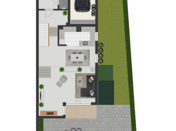 Grundriss -  EG & Außenbereich