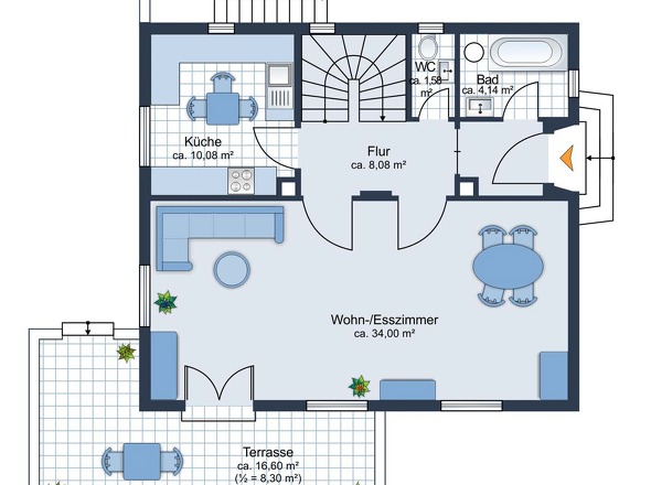 Grundriss EG Bestand