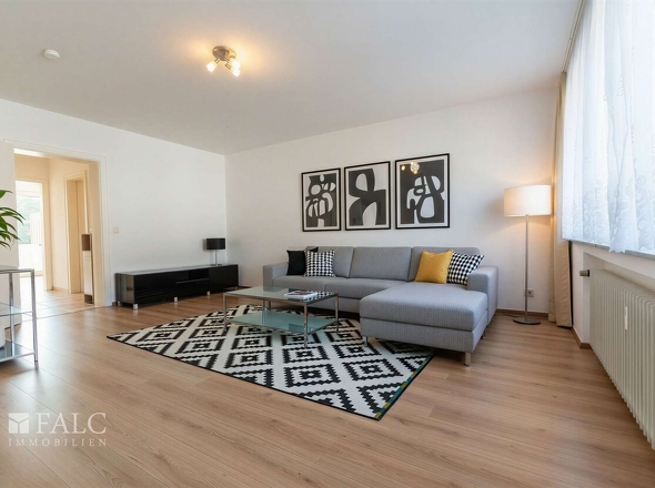 Wohn und Schlafraum - (KI generiert)