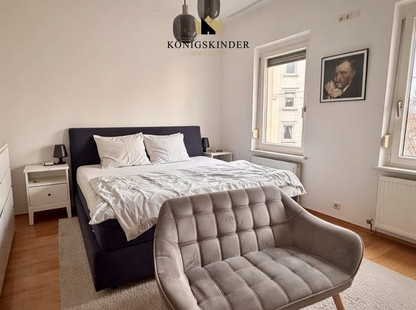 Ruhiges Gästezimmer oder Homeoffice dank dreifach verglaster Fenster.