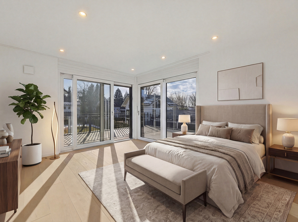 Schlafzimmer visualisiert